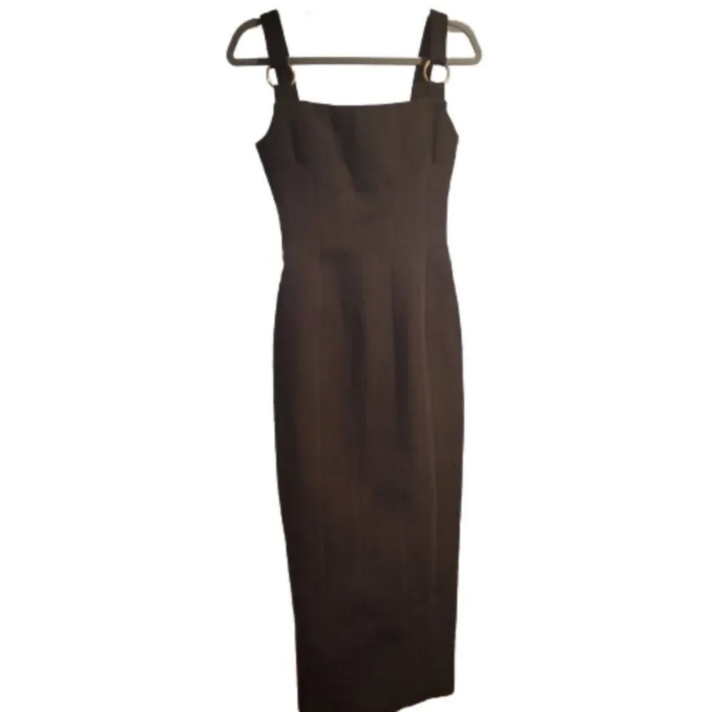 Rachel Gilbert 395876 Women's Black Sleeveless 3/4 Length Dresses Size 2
